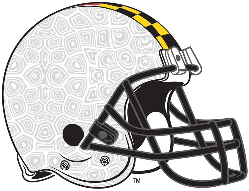 Maryland Terrapins 0-Pres Helmet Logo iron on transfers for fabric